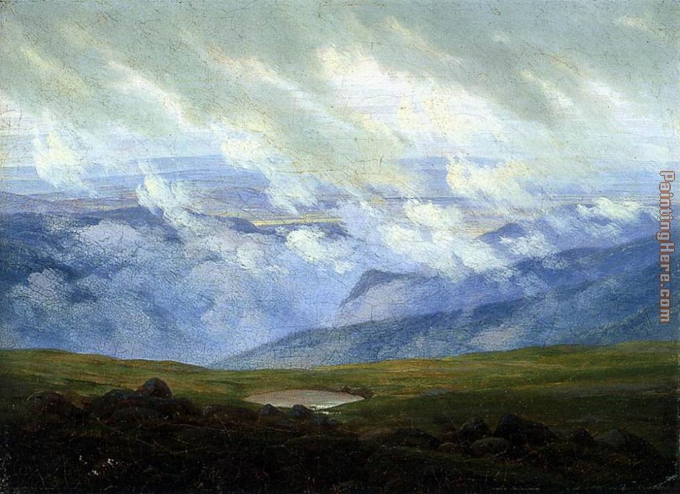 Drifting Clouds painting - Caspar David Friedrich Drifting Clouds art painting